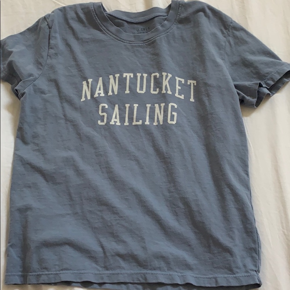 Nantucket sailing brandy tee